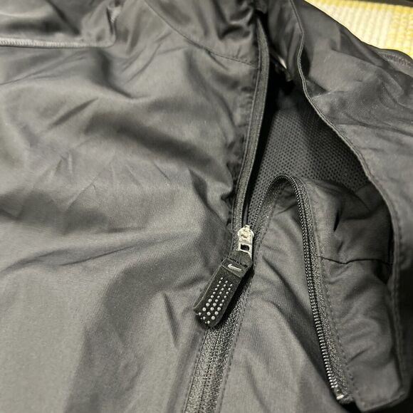Nike Jacket Mens Large Black Dri-Fit Full Zip Windbreaker Gorpcore Y2K Stitch - Picture 11 of 15